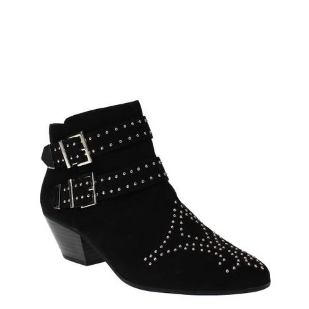 INC Iliana Studded Western Ankle Booties
